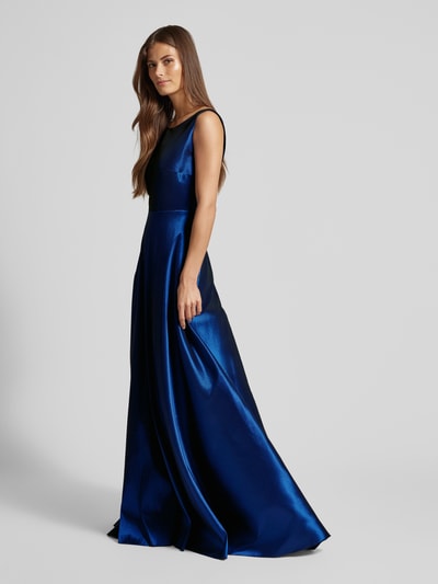 TROYDEN COLLECTION Abendkleid mit Rundhalsausschnitt Marine 1