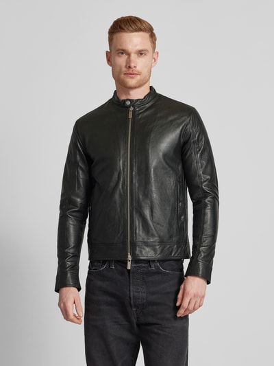 SELECTED HOMME Jacke mit Maokragen Modell 'ARCHIVE' Black 4