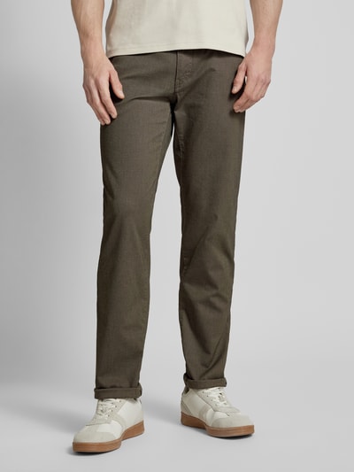 Brax Tapered Fit Jeans im 5-Pocket-Design Modell 'CADIZ' Beige 4