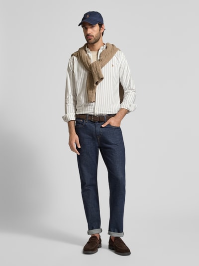 Polo Ralph Lauren Slim Fit Freizeithemd mit Button-Down-Kragen Hellblau 1