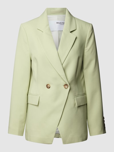 Selected Femme Blazer met reverskraag, model 'DOAH' Mintgroen - 2