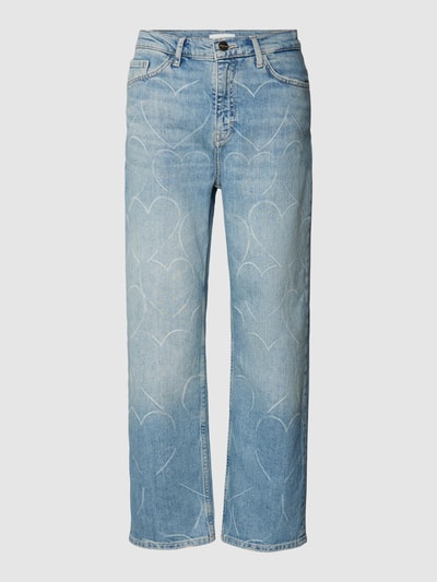 Rich & Royal Jeans mit Motiv-Print Hellblau 2