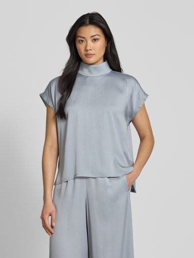 Drykorn Blouseshirt met opstaande kraag Lichtblauw - 4