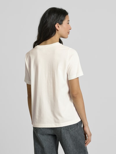 s.Oliver RED LABEL Relaxed Fit T-Shirt aus reiner Baumwolle Weiss 5
