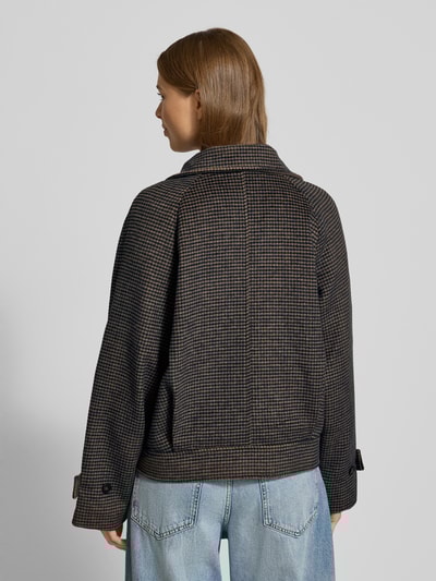 MSCH Copenhagen Jacke mit Stehkragen und Ärmelriegeln Modell 'Pamela' Marine 5