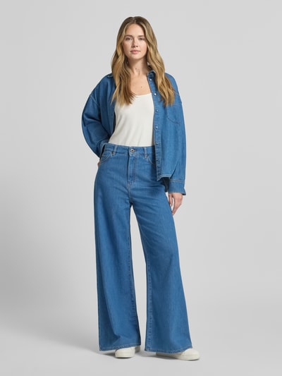 Weekend Max Mara Wide Leg Loose Fit Jeans aus reiner Baumwolle Modell 'VEGA' Jeansblau 1