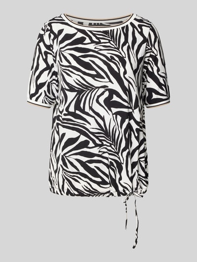 Betty Barclay T-shirt met tunnelkoord in de zoom Zwart - 2