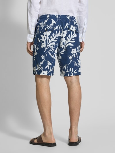 Tommy Hilfiger Relaxed Fit Bermudas aus reinem Leinen Modell 'HARLEM' Blau 5