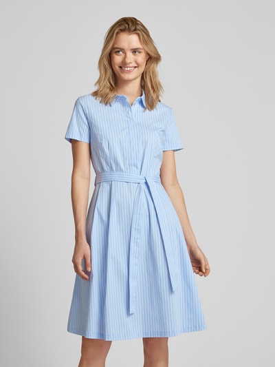 Christian Berg Woman Selection Kleid mit Streifenmuster Hellblau 4