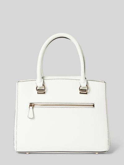 Guess Tote Bag mit Label-Anhänger Modell 'NOELLE' Weiss 5