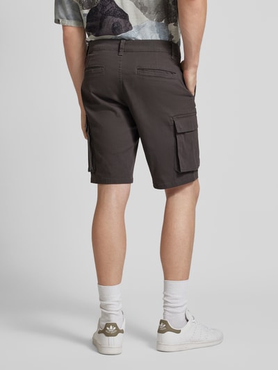 Only & Sons Regular Fit Cargoshorts mit Gürtelschlaufen Modell 'CAM' Anthrazit 5