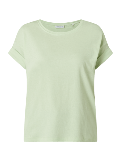 Marc O'Polo Denim T-Shirt mit überschnittenen Schultern  Hellgruen 2