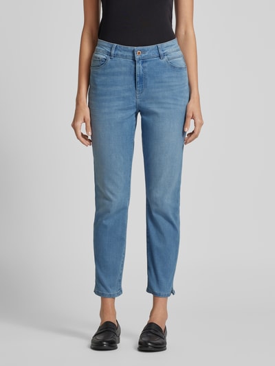 Christian Berg Woman Slim fit jeans in 5-pocketmodel Oceaanblauw - 4