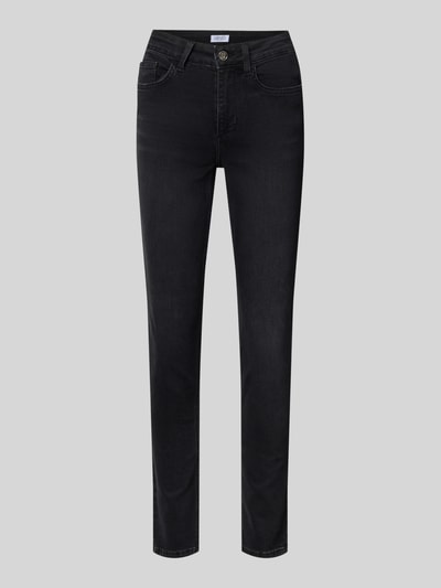 Liu Jo White Super Skinny Fit Jeans im 5-Pocket-Design Modell 'DIVINE' Anthrazit 2