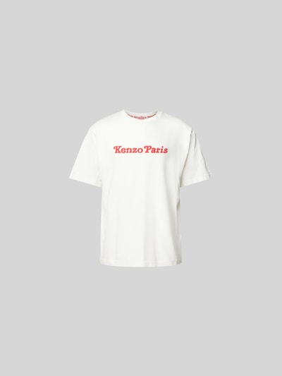 Kenzo T-Shirt aus reiner Baumwolle Offwhite 2