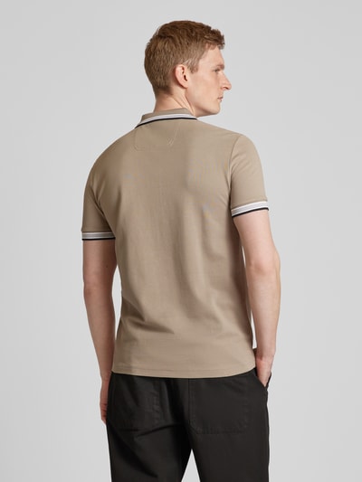 BOSS Green Regular Fit Poloshirt mit Label-Stitching Modell 'PADDY' Sand 5