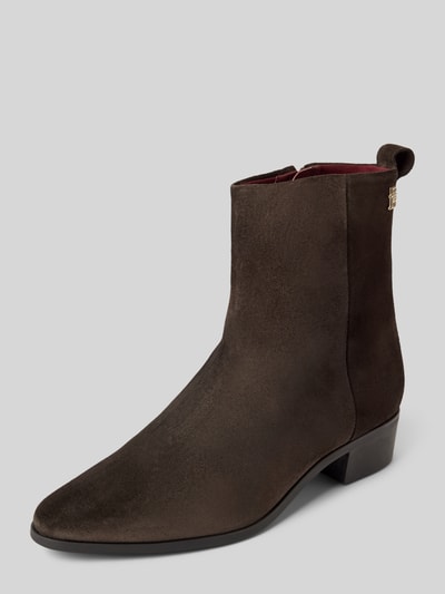 Tommy Hilfiger Stiefel mit Label-Detail Dunkelbraun 1