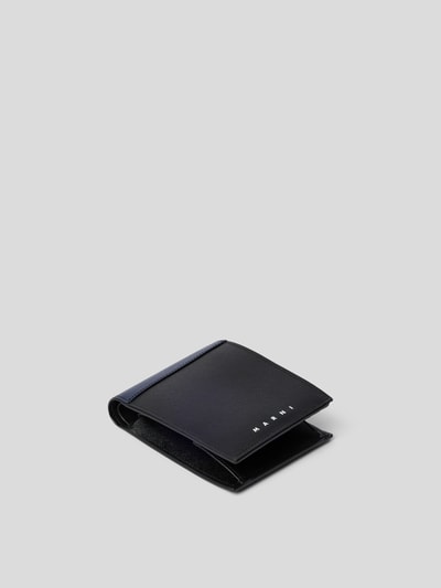 Marni Portemonnaie in Two-Tone-Machart Schwarz 1