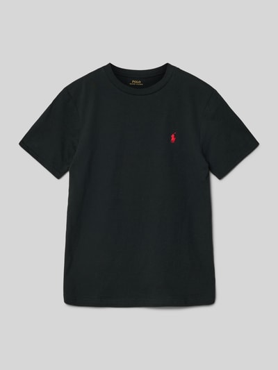 Polo Ralph Lauren Teens T-Shirt mit Logo-Stitching Black 1