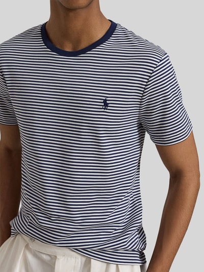 Polo Ralph Lauren męski t-shirt o kroju regular fit z czystej bawełny Granatowy 3