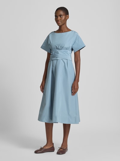 Weekend Max Mara Vloeiende vrijetijdsjurk met katoen model 'PIOPPO' Lichtblauw - 1