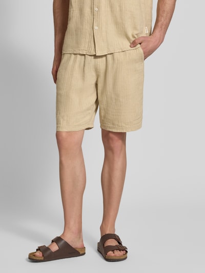 Redefined Rebel Shorts aus Leinen-Baumwoll-Mix Modell 'ORLANDO' Offwhite 4