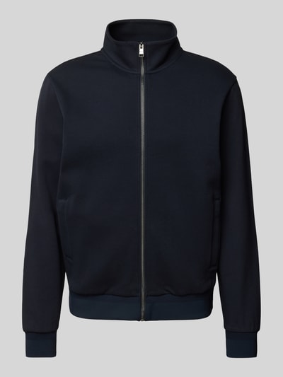 BOSS Sweatjacke mit Stehkragen Marine 2