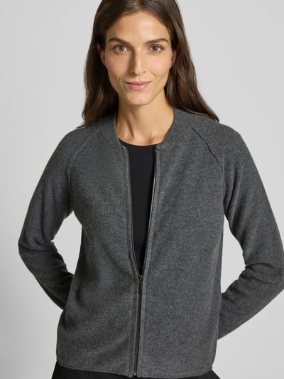 Christian Berg Woman Regular fit jack in gebreide look Middengrijs gemêleerd - 3