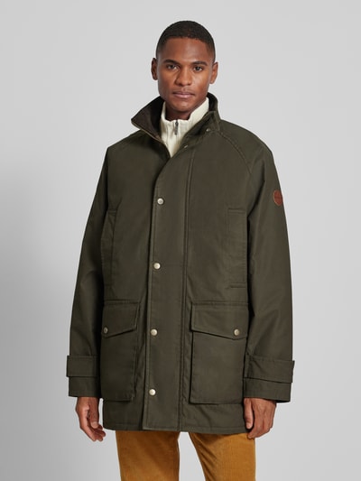 Gant Jacke mit Stehkragen Modell 'DOUBLE DECKER' Oliv 4