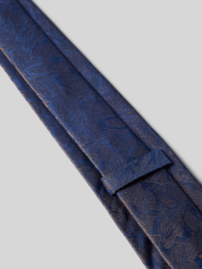 Monti Seidenkrawatte mit floralem Allover-Print (7 cm) Dunkelbraun 3