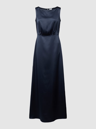 Vila Maxi-jurk met boothals, model 'ELLIE' Marineblauw - 2