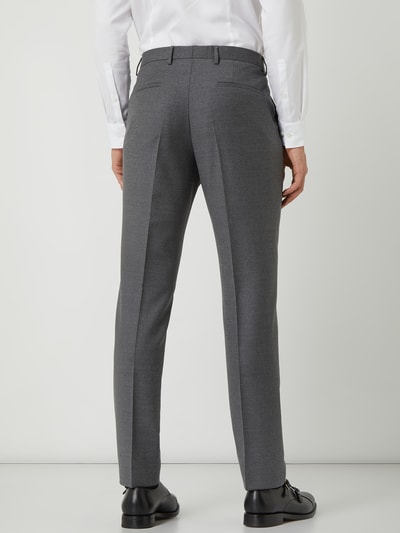 BOSS Slim fit pantalon met stretch, model 'Giro' Zilver gemêleerd - 5