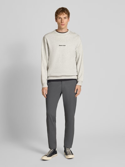 Jack & Jones Slim fit broek met steekzakken, model 'MARCO' Middengrijs - 1