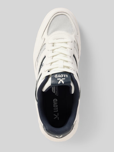 LLOYD Sneakersy z mieszanki skóry i tkaniny model 'TORO WAVE' Złamany biały 3