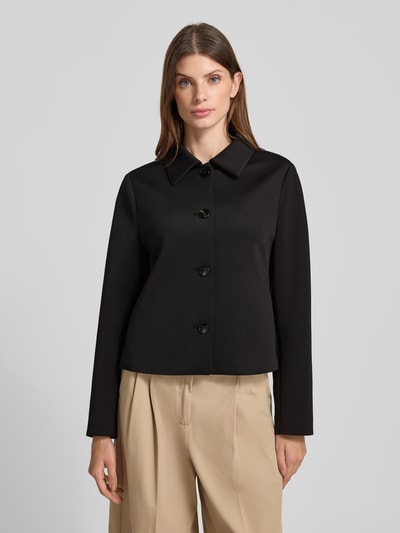 s.Oliver BLACK LABEL Regular Fit Kurzblazer mit Stretch-Anteil Black 4