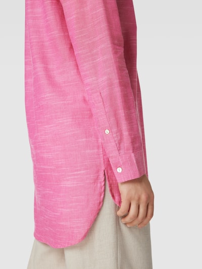 Montego Lange blouse met V-hals Fuchsia - 3