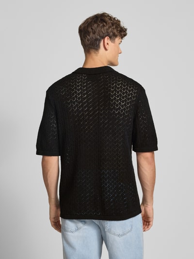 Jack & Jones Freizeithemd mit Knopfleiste Modell 'HYDRA' Black 5