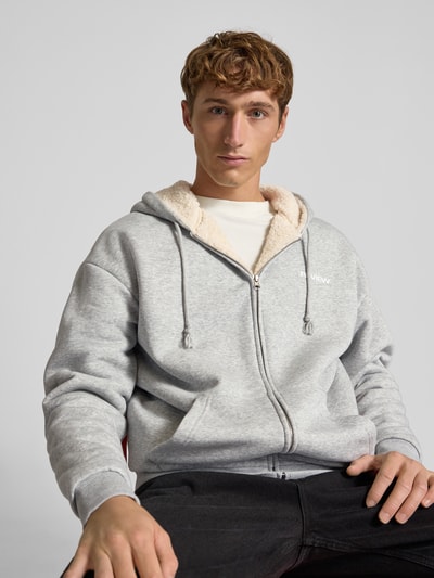 REVIEW Bluza rozpinana z kapturem Jasnoszary melanż 3