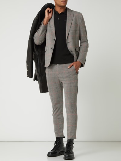 Drykorn Pantalon met stretch, model 'Jeger'  Lichtgrijs - 1