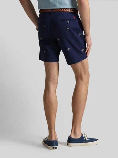 Polo Ralph Lauren Regular Fit Shorts mit Stitching Details Marine 5