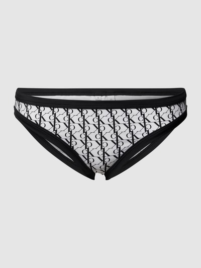 Calvin Klein Underwear Bikinibroekje met all-over label Wit - 2