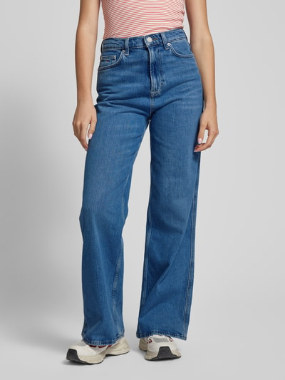 Tommy Jeans High waist wide leg jeans in 5-pocketmodel, model 'CLAIRE' Jeansblauw - 4