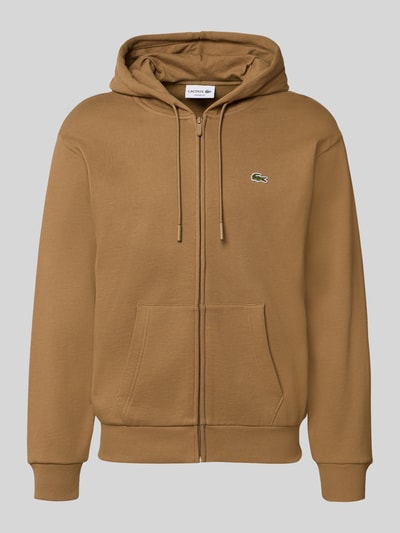 Lacoste Regular Fit Sweatjacke aus Baumwoll-Mix Hazel 1