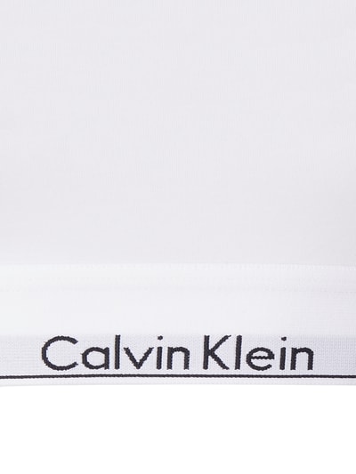 Calvin Klein Underwear Bustier met logo in band Wit - 3