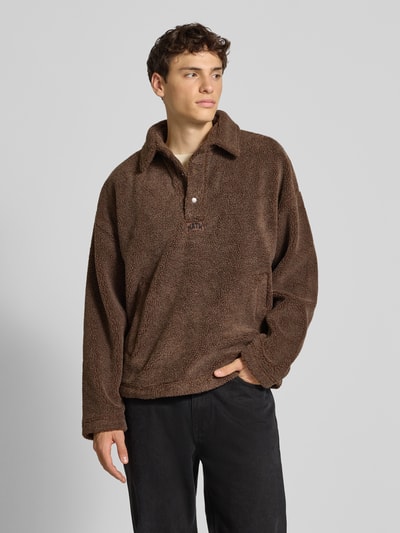 Review X MATW Sweatshirt van teddybont Lichtbruin gemêleerd - 4