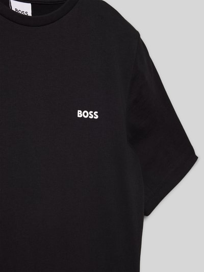 Boss T-shirt met ronde hals Zwart - 2