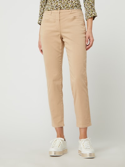 Gerry Weber Hose mit Stretch-Anteil in schmaler Passform  Taupe 4