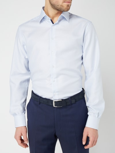 Eterna Regular Fit Business-Hemd mit extra langem Arm Bleu 4