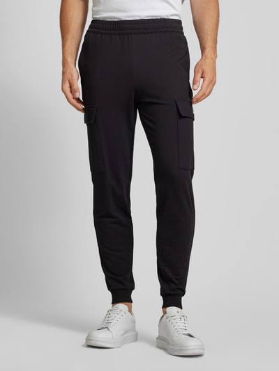 EA7 Emporio Armani Sweatpants met labelprint  - 4