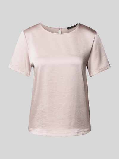 Weekend Max Mara Regular fit T-shirt van satijn en jersey, model 'GILBERT' Lichtroze - 2